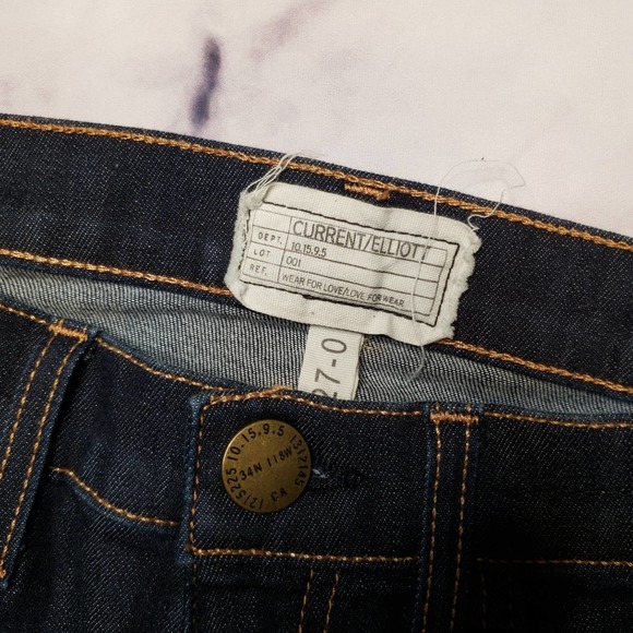 CURRENT ELLIOTT high waist ankle skinny jeans 27 - Picture 3 of 8